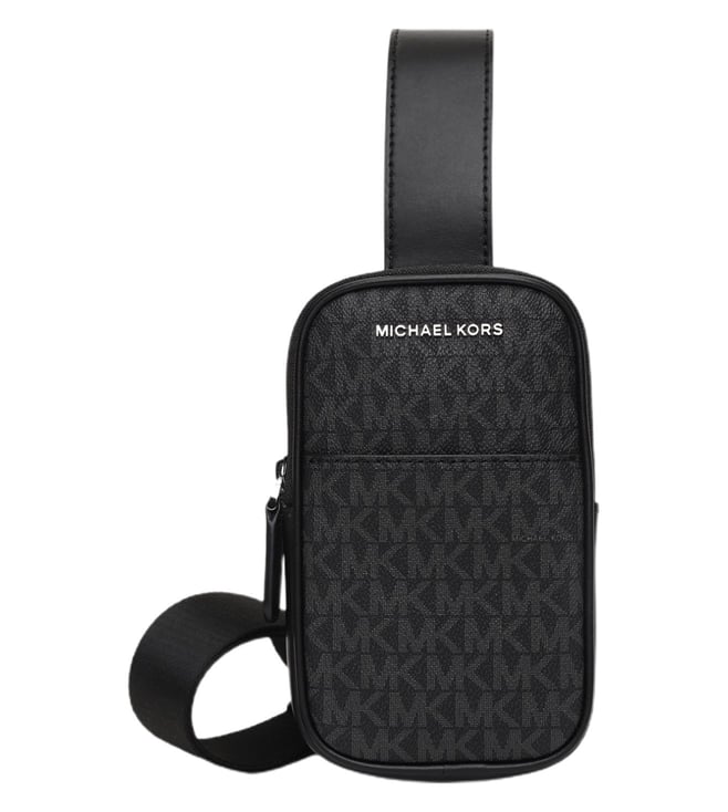 Buy MICHAEL Michael Kors Black Medium Smartphone Cross Body Bag for Men  Online @ Tata CLiQ Luxury