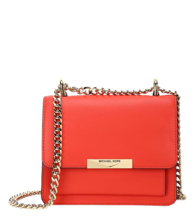 Buy MICHAEL Michael Kors Red Jade Logo Medium Cross Body Bag for Women  Online @ Tata CLiQ Luxury