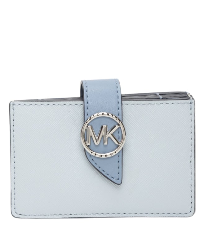 Buy MICHAEL Michael Kors Blue Logo Accordion Medium Card Case for Women  Online @ Tata CLiQ Luxury