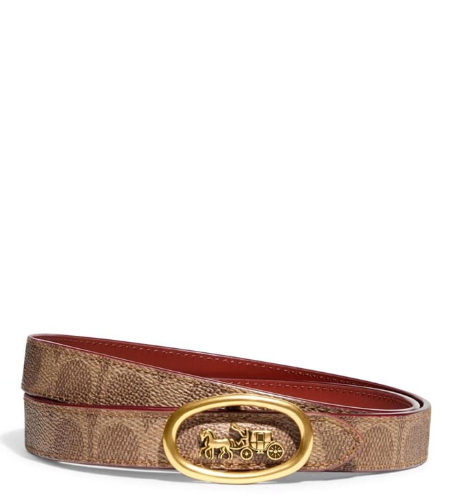 Coach Belt Reversible Monogram Signature & Brown Leather - clothing &  accessories - by owner - apparel sale - craigslist