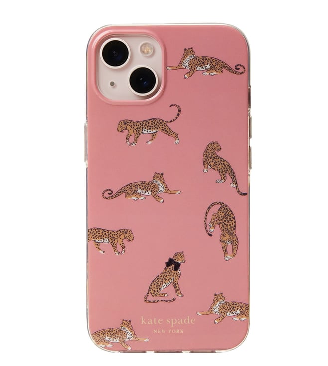 Buy Kate Spade Dancer Pink Medium Leopard iPhone 13 Case for Women Online @  Tata CLiQ Luxury