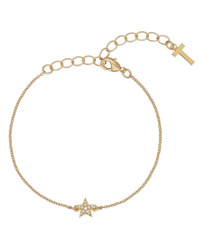 Inaya Accessories 18KT Gold Plated Moon Star Charm Bracelet Francessca  Buy Inaya Accessories 18KT Gold Plated Moon Star Charm Bracelet Francessca  Online at Best Price in India  Nykaa