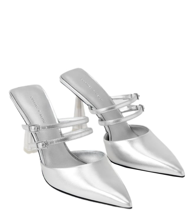 Stylish Western Handcrafted Grey Block Heels for Women - HAVANA – TinselToes