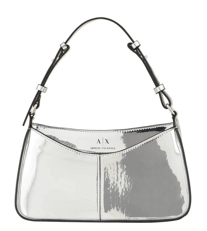 Buy Armani Exchange Silver Shoulder Bag for Women Online @ Tata CLiQ Luxury