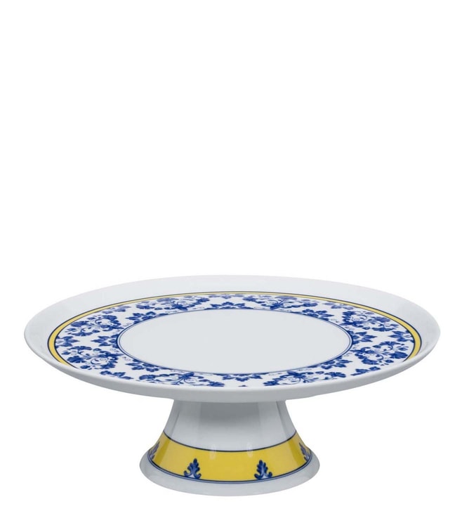 Cake Stand Single Tier  13 inch White Gloss  House2homeh2h Manufacture  Metal Wood  Glass handicrafts Moradabad India