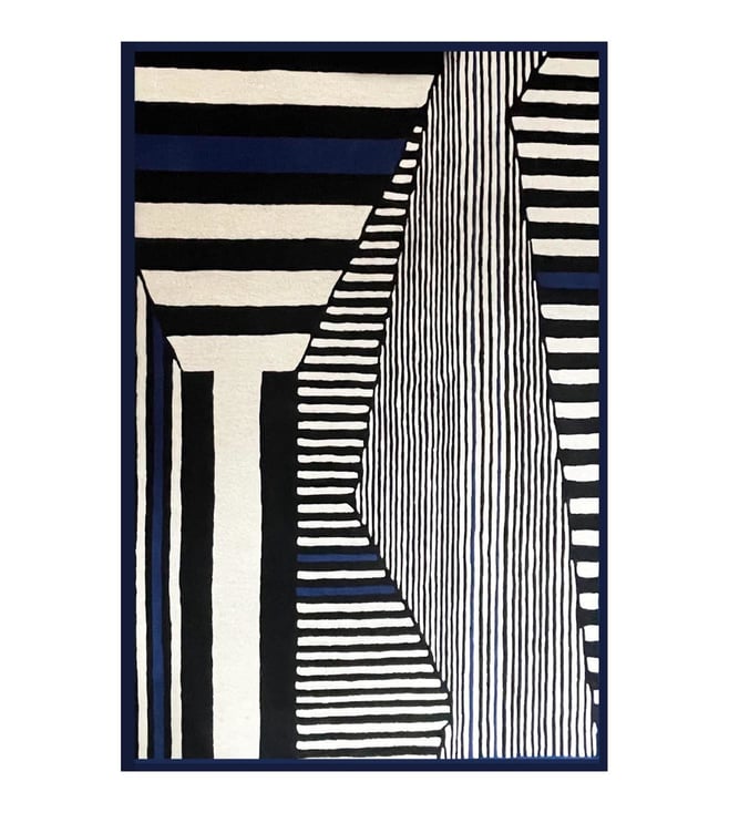 Buy Indie Eye Home Blue Illusion Rug With Cotton Back Online