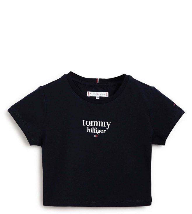 Tommy Hilfiger Kids Desert Sky Logo Regular Fit T-Shirt