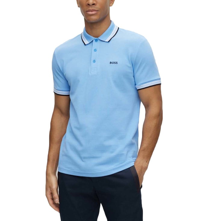 Hugo boss royal sale blue polo shirt