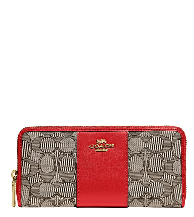 Coach Red Tan Pochette – Andreu's Luxury Closet