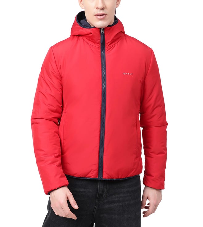 Buy Puma Red Regular Fit Bomber Jacket for Men Online @ Tata CLiQ