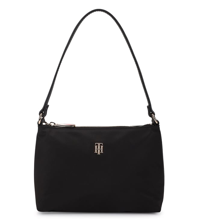 Buy TOMMY HILFIGER Black Medium Shoulder Bag for Women Online Tata