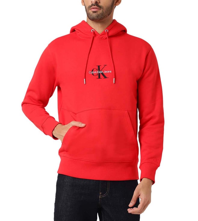 Calvin klein clearance jeans red hoodie