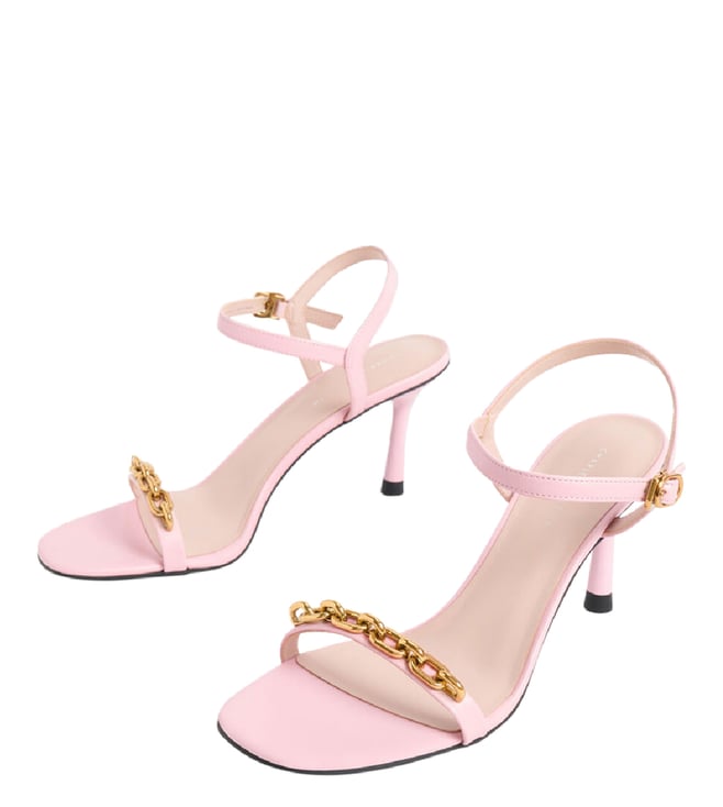 Buy online Women Pink Animal Print Slip On Sandal from heels for Women by  Gardin for ₹1599 at 60% off | 2024 Limeroad.com