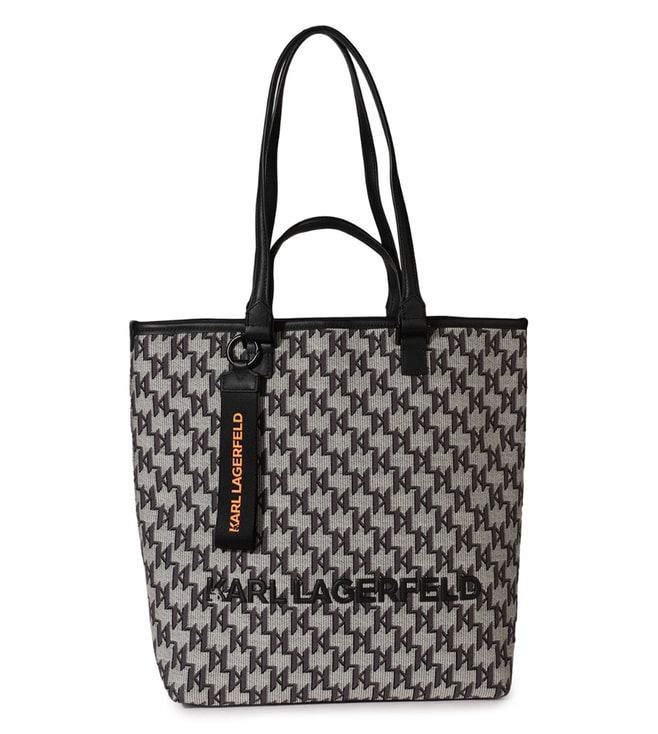 Karl Lagerfeld Shopper Tote Black Bag  LAURA THOMSEN LUXURY