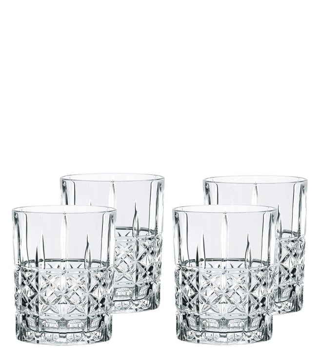 Nachtmann Whisky Glasses, Set of 4, Crystal, 345 ml, Highland, 95906