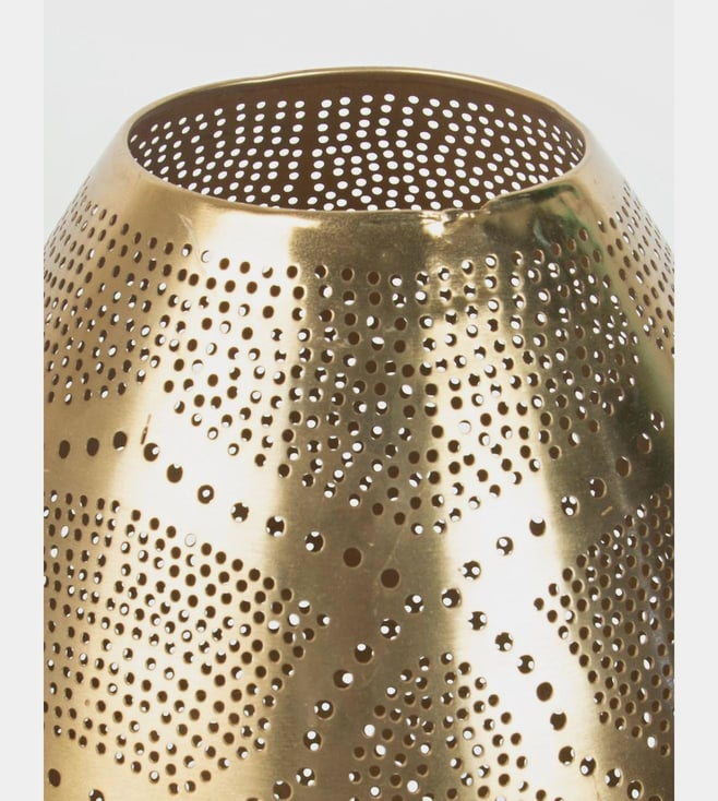 Buy FABINDIA Antique Brass Avan Ambient Table Lamp Online Tata CLiQ