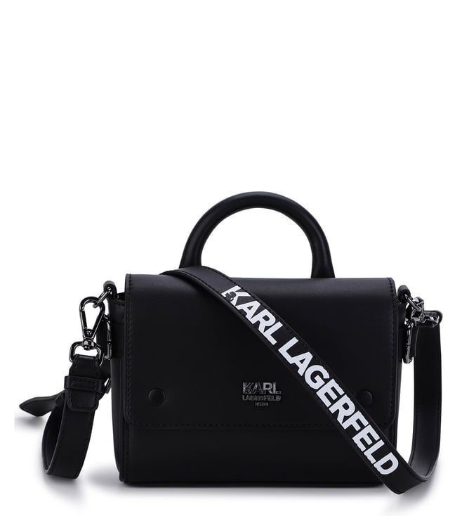Leather mini bag Karl Lagerfeld Black in Leather - 22165221