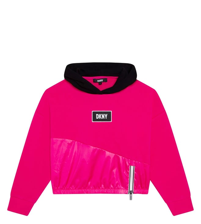 Buy Dkny Kids Rose Pep s Regular Fit Hoodie for Girls Online