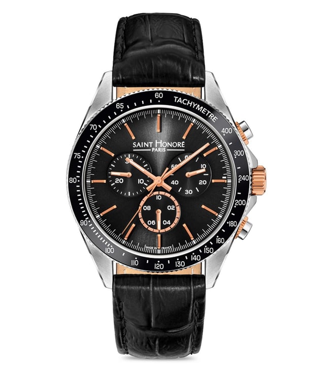 Buy SAINT HONORE LB896001 67NIR LE BOURGET Chronograph Watch for Men