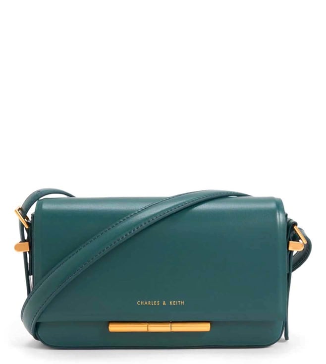 Buy Charles & Keith Pistachio Gabine Medium Saddle Bag for Women Online @  Tata CLiQ Luxury