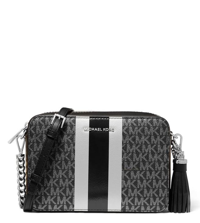 Buy MICHAEL Michael Kors Stripe Medium Cross Body Bag for Women Online @  Tata CLiQ Luxury