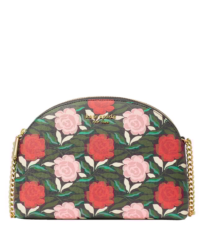 Buy Kate Spade Black Multi Floral Medium Cross Body Bag for