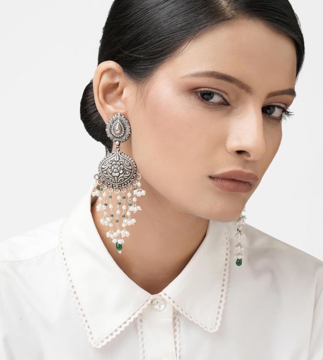 Buy Rajasthani Earrings Gypsy Earrings Bell Rings Silver Bell Online in  India  Etsy