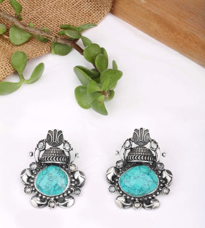 Jay King Sterling Silver Sonoran Turquoise Drop Earrings - 20814622 | HSN