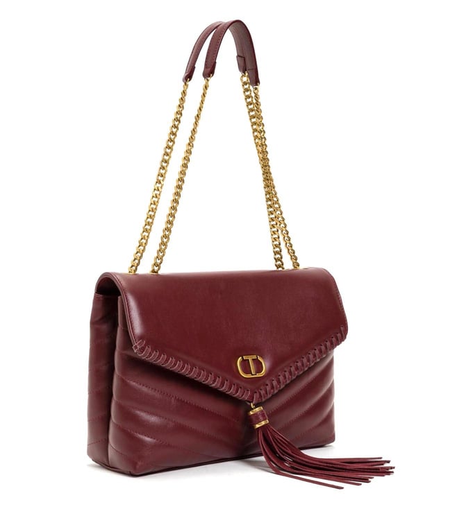 TWINSET, Burgundy Women's Cross-body Bags