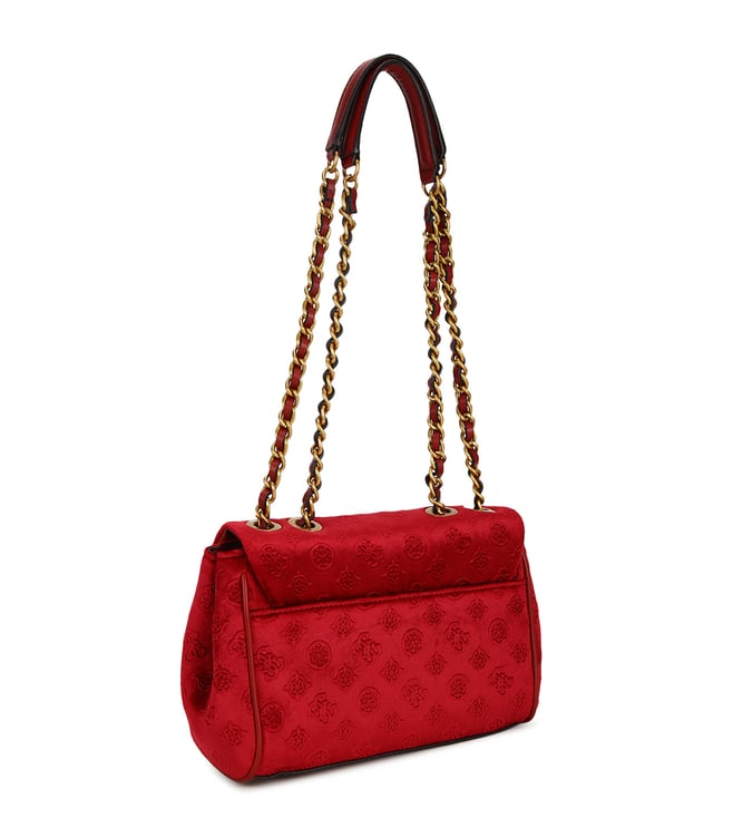 Buy Guess Beet Red Inia Medium Cross Body Bag for Women Online @ Tata ...