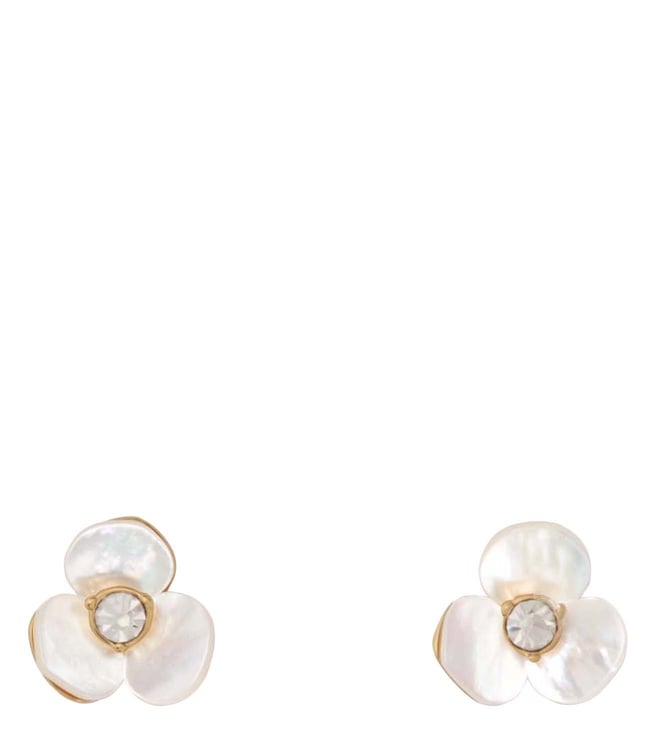 Buy Kate Spade Cream Disco Pansy Studs for Women Online @ Tata CLiQ Luxury