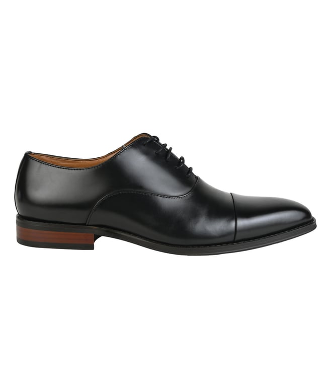 Buy Steve Madden Black KAISO Tie Up Oxford Shoes for Men Online @ Tata ...