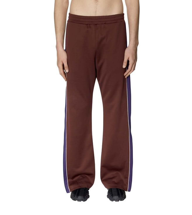 Buy Diesel Brown Regular Fit P-ZAMPOCK Trackpants for Men Online