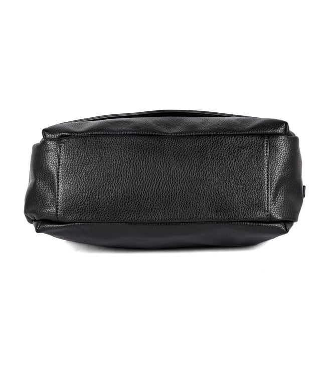 Buy Gianmarco VENTURI Black Soft Case Medium Shoulder Bag for Men ...