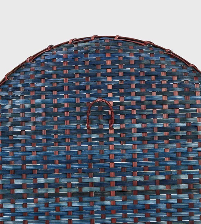 Buy Fabindia Blue Vetasi Maaya Cane Medium Wall Decor Online Tata