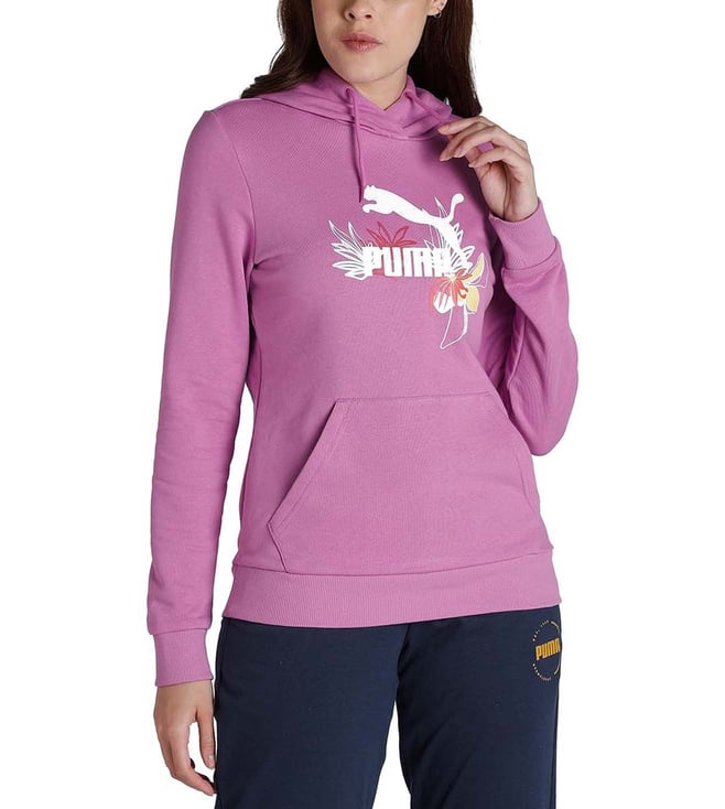 Pink hotsell puma sweatshirts