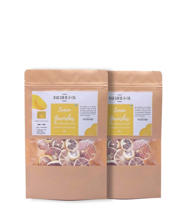 Buy Bab Louie & Co. Lemon Dried Fruit for Drinks Cocktail & Snacks - Online  @ Tata CLiQ Luxury