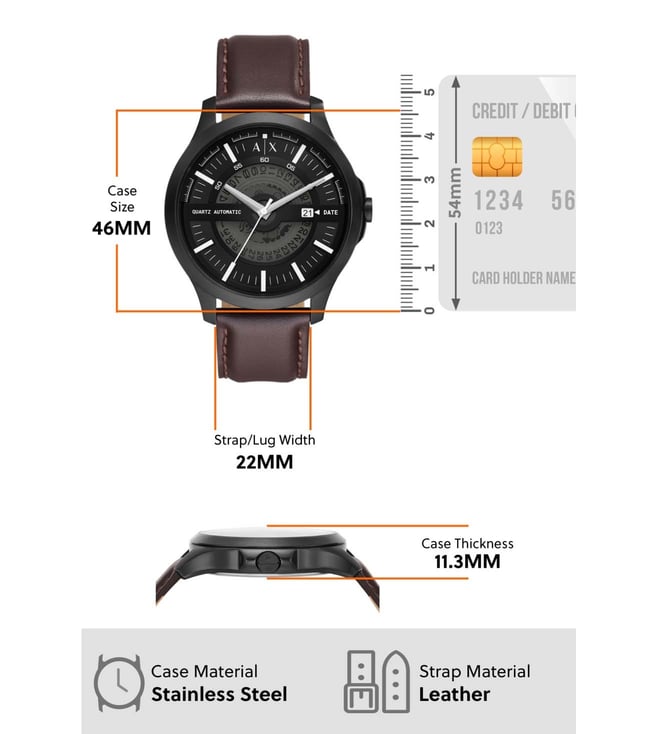 Buy Armani Exchange AX2446 Automatic Watch for Men Online @ Tata CLiQ ...