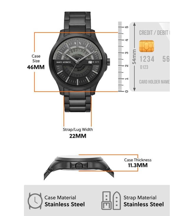 Buy Armani Exchange AX2444 Automatic Watch for Men Online @ Tata CLiQ ...