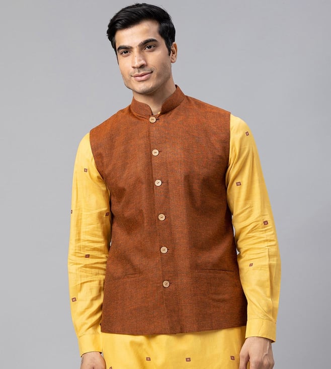 Buy khadi outlet nehru jacket online