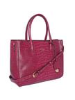 Buy Accessorize London Gemma Croc Purple Textured Medium Handbag For Women  At Best Price @ Tata CLiQ