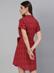 Ladies Stripes Cotton Shirt Dress With Belt at Rs 549, Women Dresses in  Jaipur