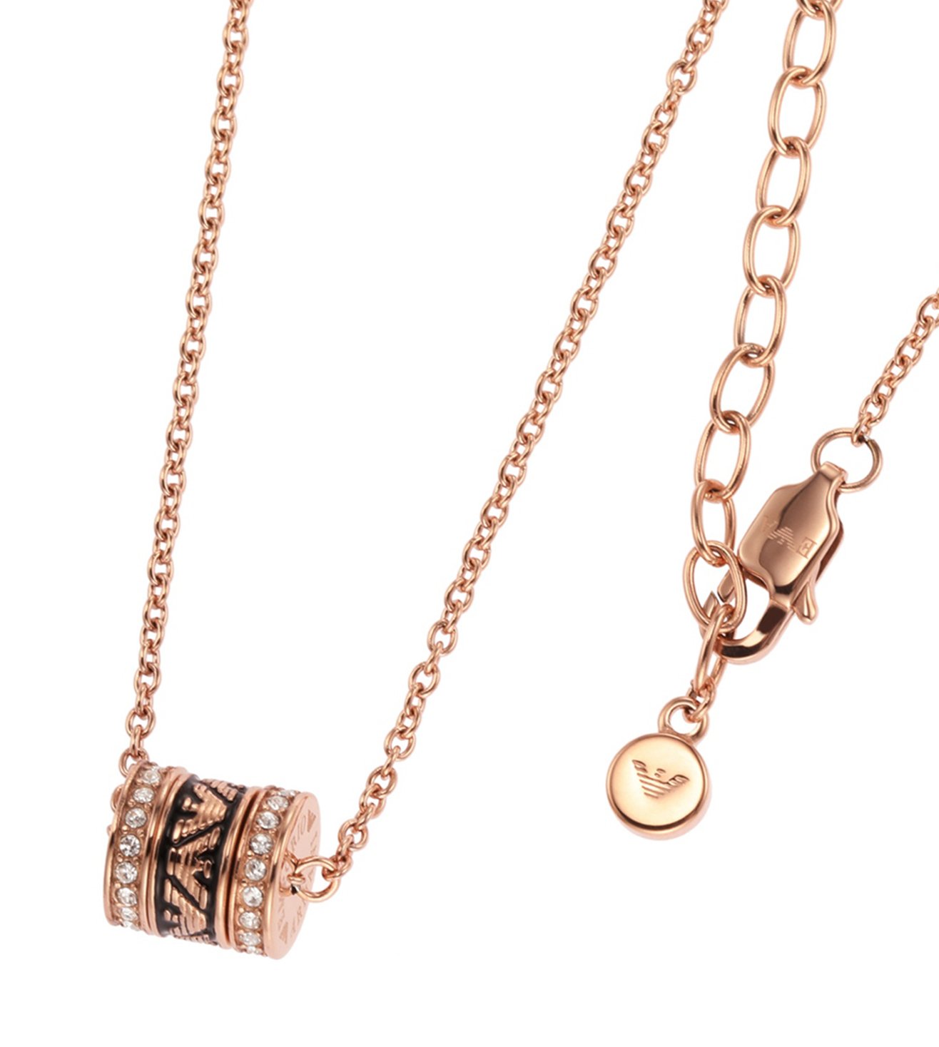 Buy Emporio Armani Emporio Armani Rose Gold Essential Necklace at