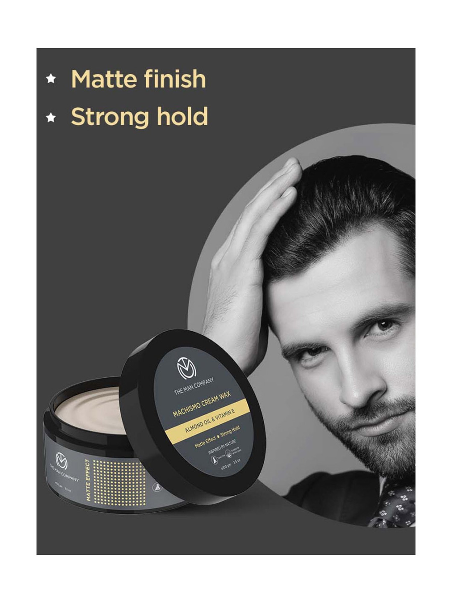 Buy The Man Company Strong Hold Cream Wax - 100 gm Online At Best Price @  Tata CLiQ