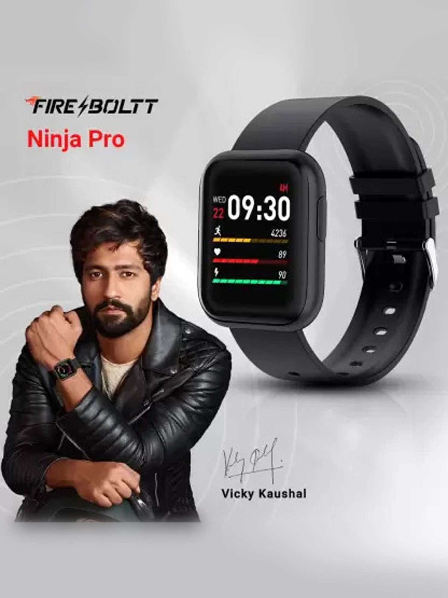 Fire-Boltt Ninja Bell BSW040 Smart Watch (Bluetooth, 42.9mm) (60 Plus  Sports Mode, 40BSWAAY#7, Gold/Black, Silicone Band)