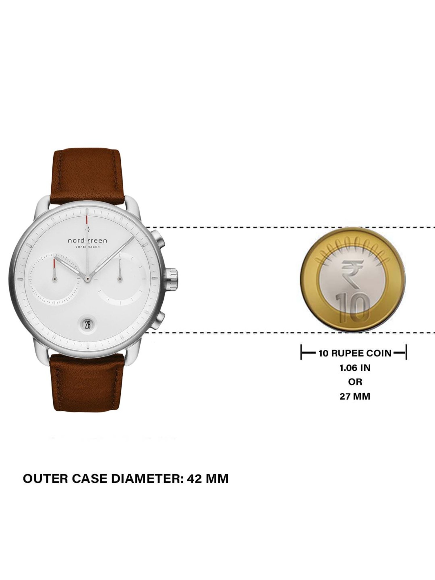 Buy Nordgreen PI42BL3LBLTB Pioneer Analog Watch for Men at Best Price @  Tata CLiQ