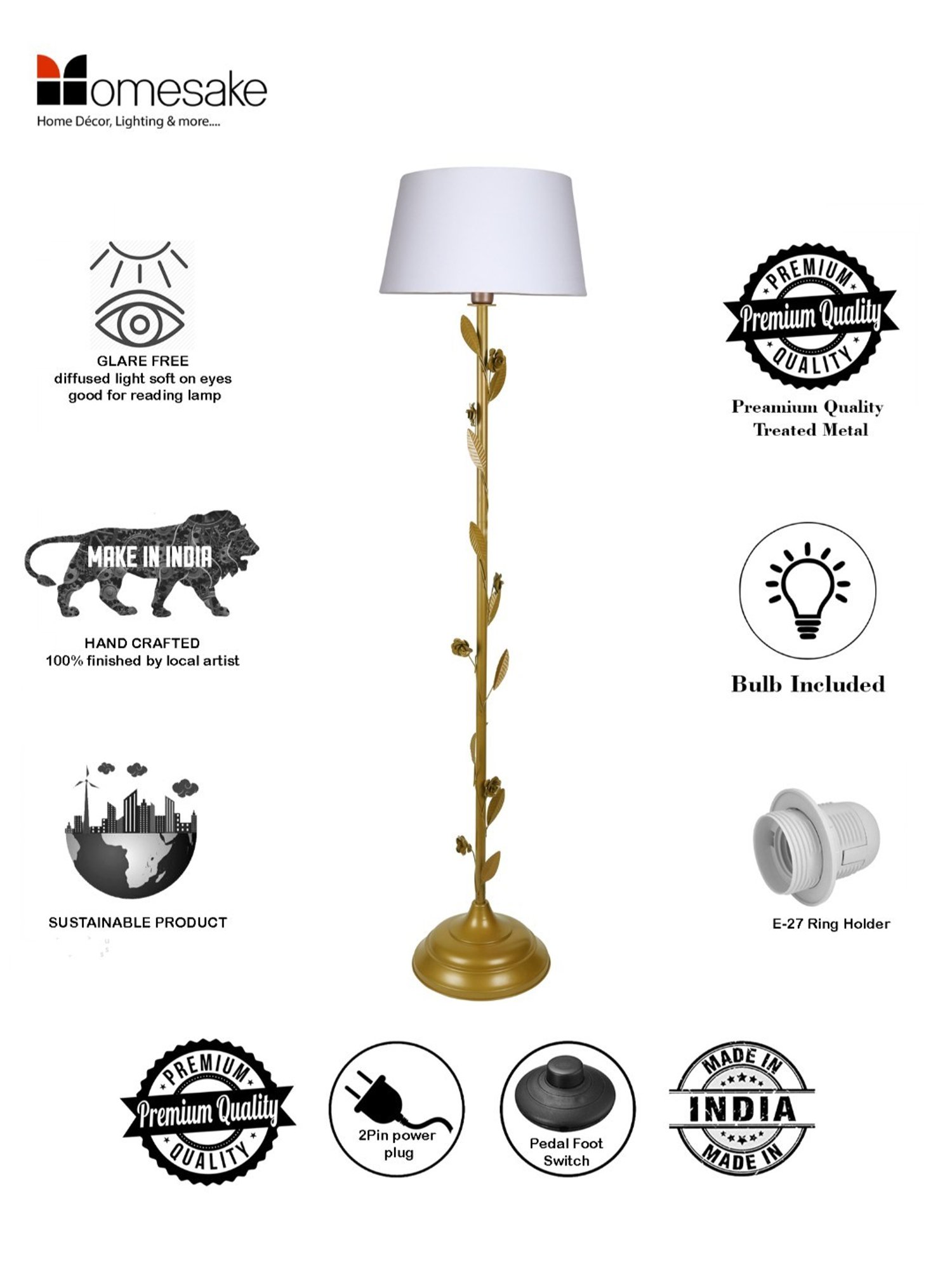 Knobel 55 LED Novelty Floor Lamp