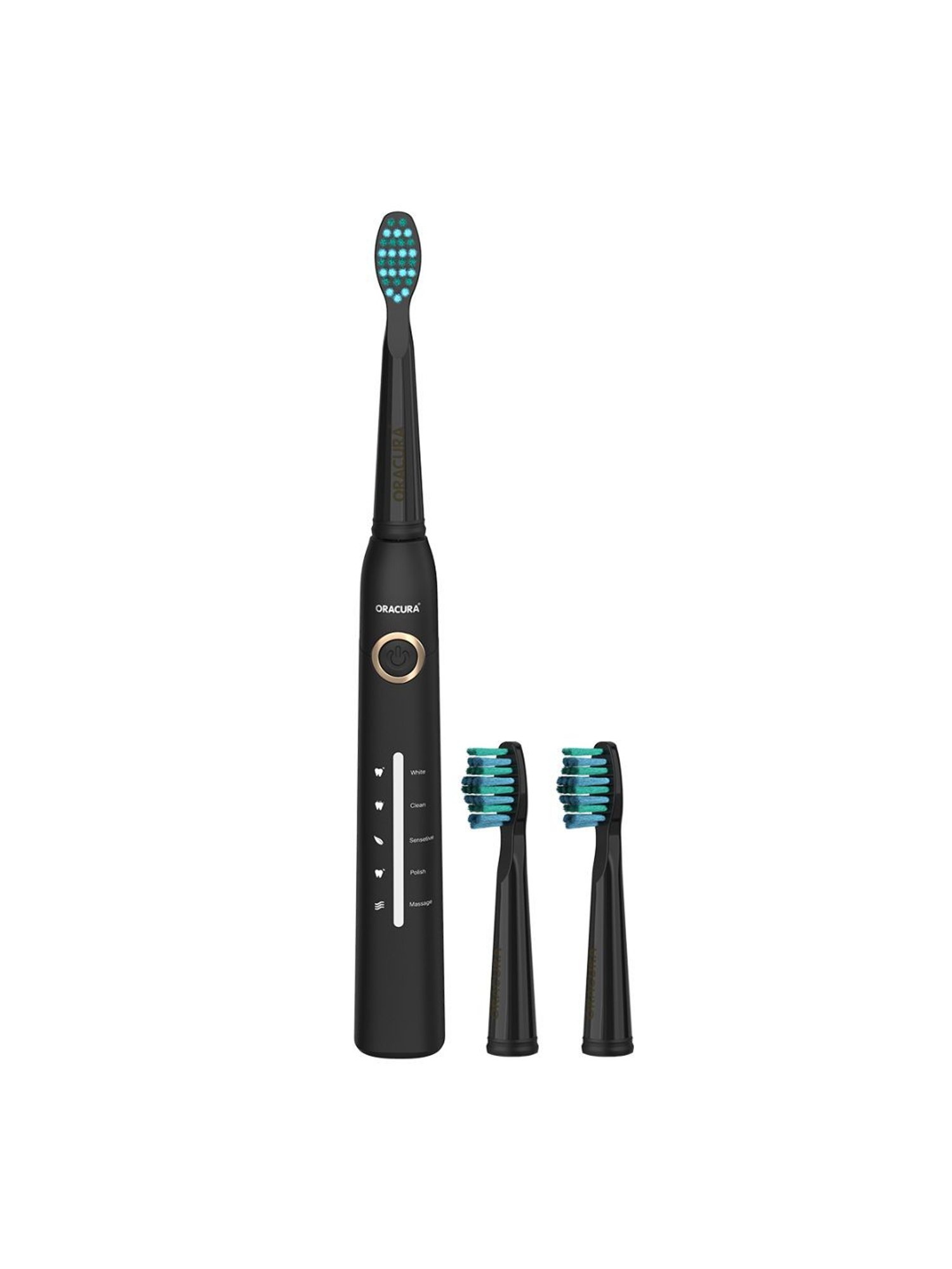 Oracura SB200 Sonic Rechargeable Power Electric Toothbrush (Black ...