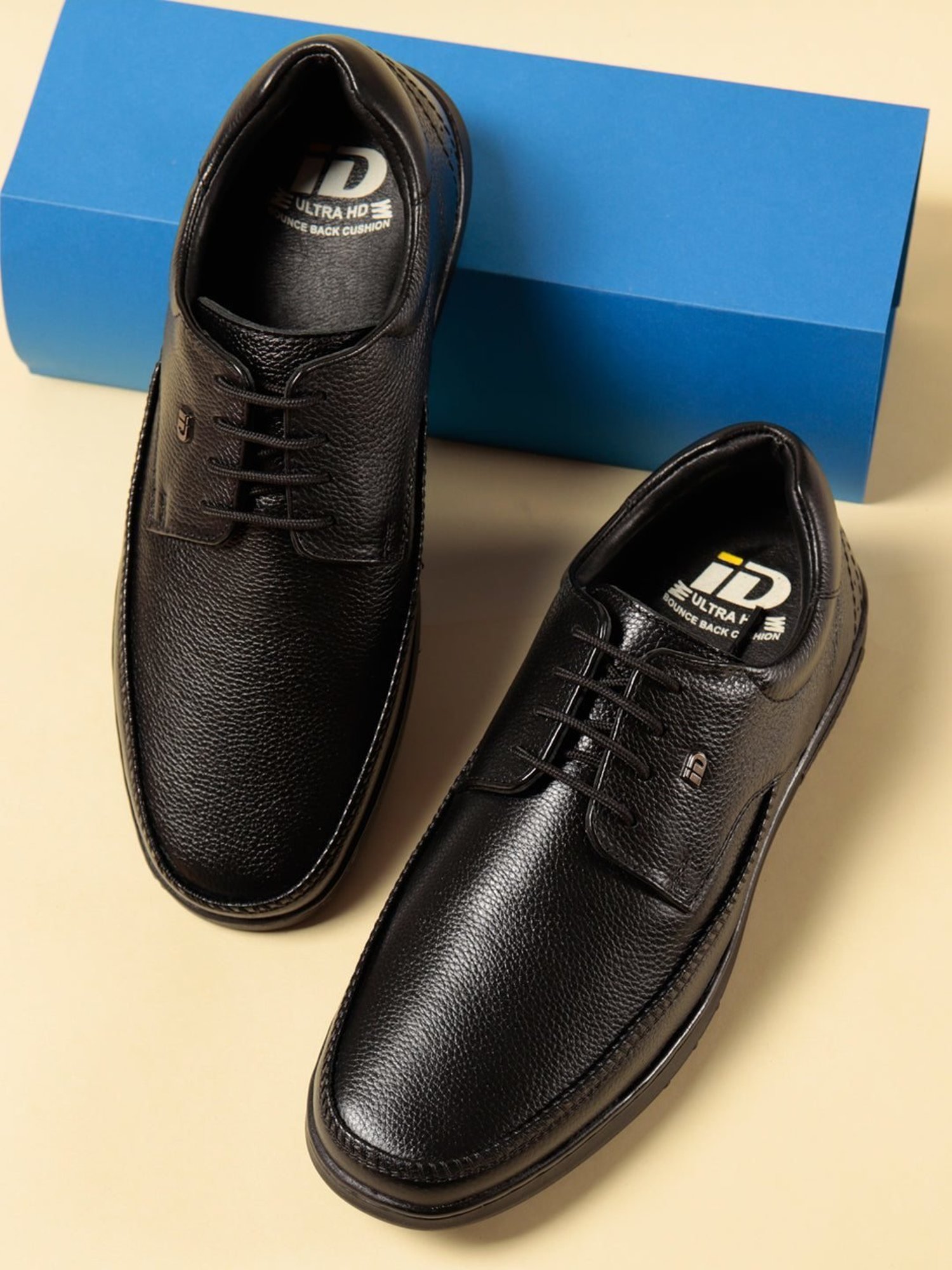 Buy ID Men's Regular Tan Derby Shoes for Men at Best Price @ Tata CLiQ