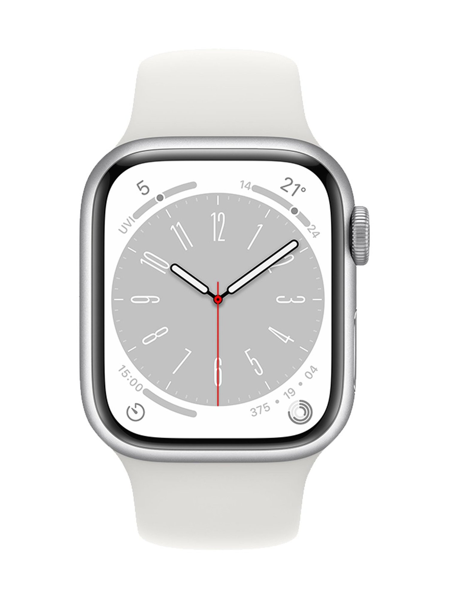 Silver Link Metal Strap For Apple Watch Series 9/8/7/6/5/4/3/2/1 SE2 SE  Ultra2 Ultra | CaseCandy